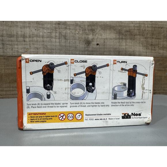 Anglo American NES5 Tight Space Thread Restorer Hand Tool - Picture 2 of 5